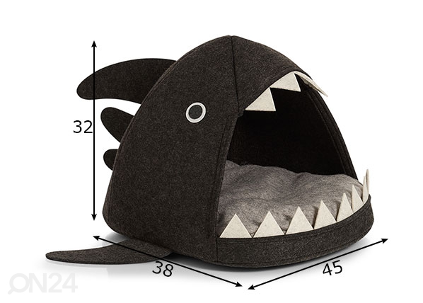 Домик для кошки Shark размеры