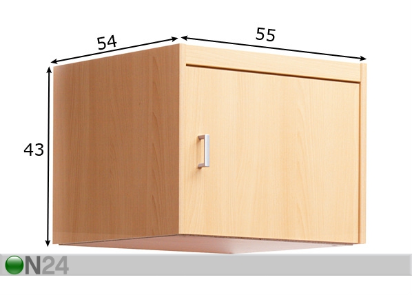 Дополнительный шкаф Soft Plus размеры
