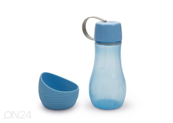 Дорожная миска и бутылка для питья для собак Aventura 23, синяя
