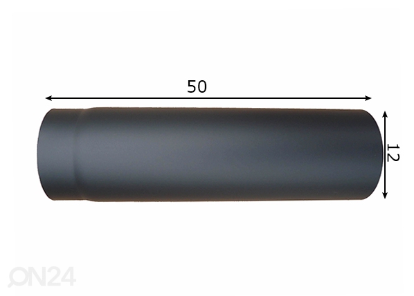 Дымовая труба Ø12cm размеры