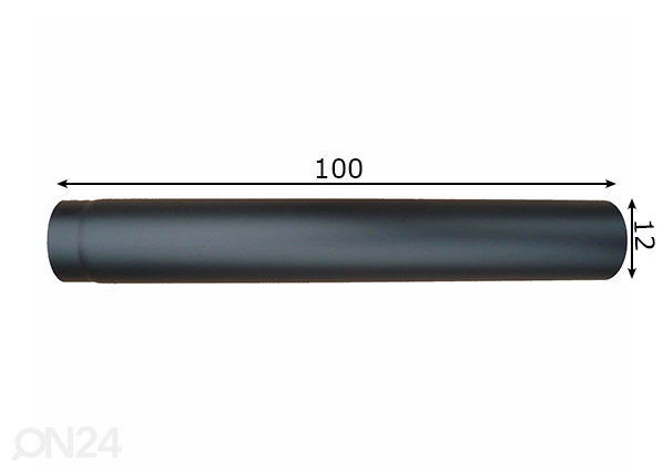 Дымовая труба Ø12cm размеры