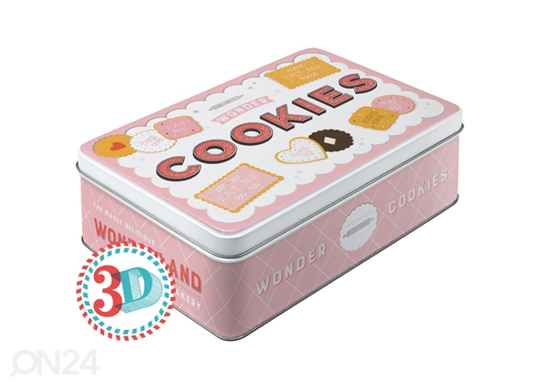 Жестяная коробка 3D Wonder cookies 2,5л