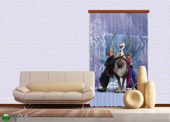 Затемняющая фотоштора Disney Ice Kingdom II 140x245 см
