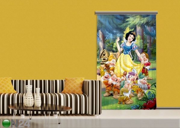 Затемняющая фотоштора Disney Snow White 140x245 см
