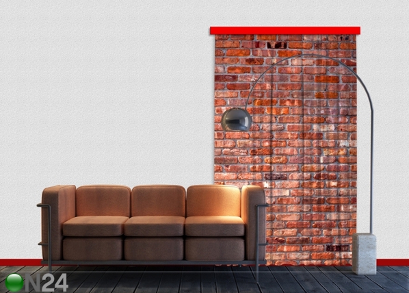 Затемняющая фотоштора Red bricks 140x245 см