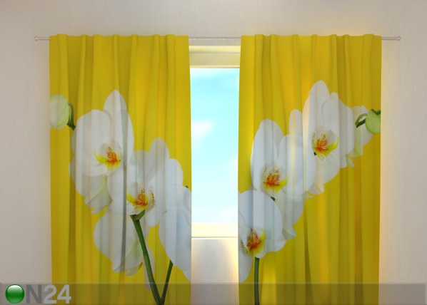 Затемняющая штора White orchids 220x240 cm