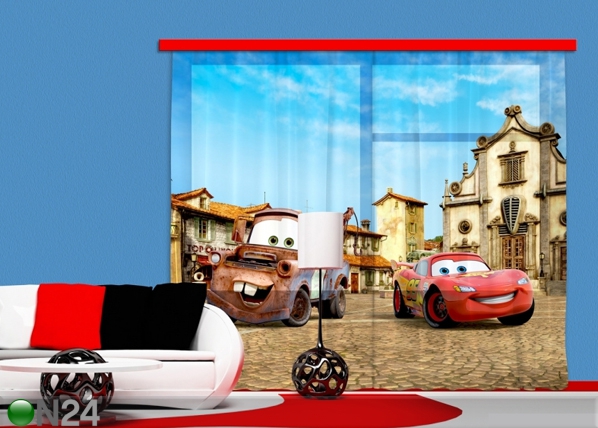 Затемняющее фотошторы Disney Cars 2 280x245 см