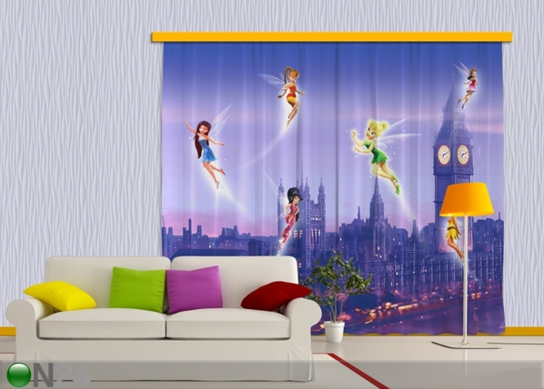 Затемняющее фотошторы Disney fairies in London 280x245 см