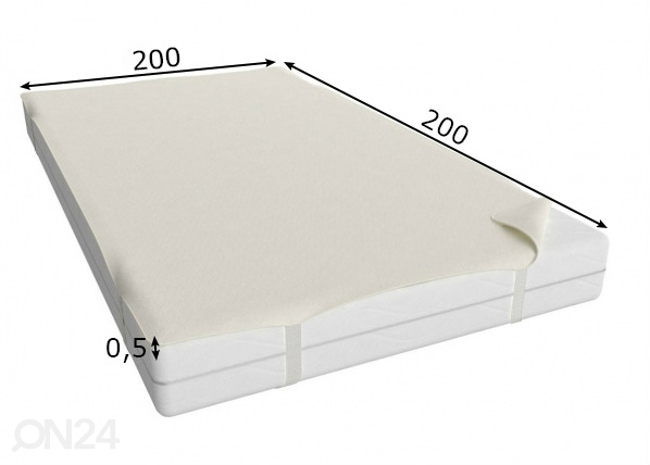Защитная простынь для матраса 200x200 cm размеры