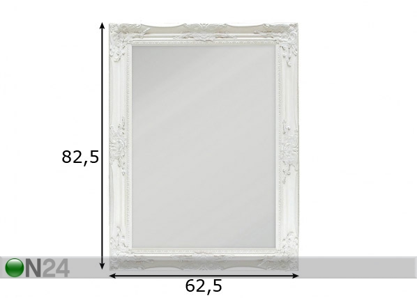 Зеркало Antique White 62,5 x 82,5 см размеры