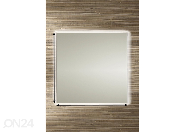 Зеркало Lady LED 60x60 cm размеры