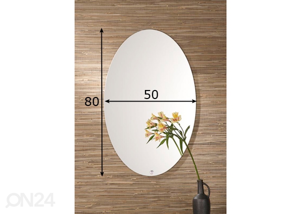Зеркало Oriol 1 80x50 cm размеры