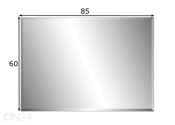 Зеркало настенное Cervo размеры