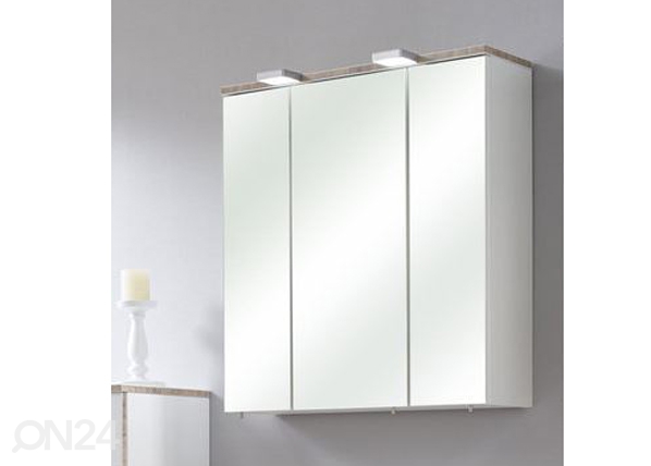 Зеркальный шкаф с LED-освещением 34, 65cm