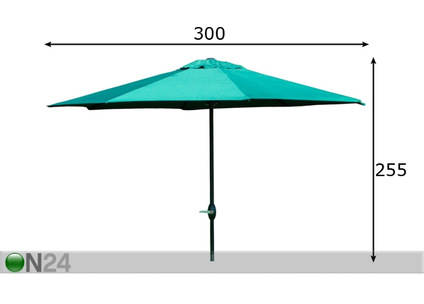 Зонт от солнца Parma размеры