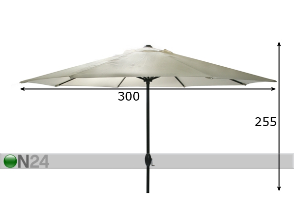 Зонт от солнца Parma размеры