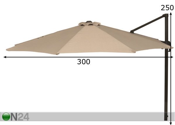 Зонт от солнца Roman размеры