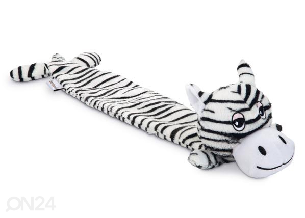 Игрушка для собак Flatinos zebra 53 см, черный/ белый