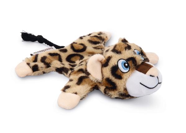 Игрушка для собак леопард 18 см коричневый