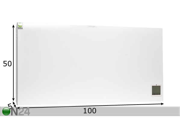 Инфракрасная панель отопления P750E, 750 Вт размеры