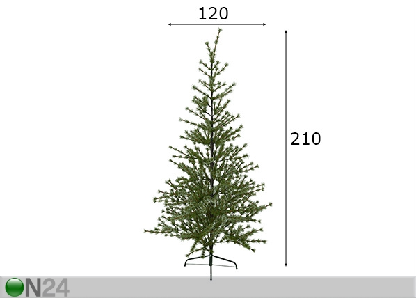Искусственная елка Larix 210 см размеры