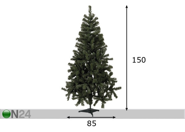 Искусственная елка Quebec 150 см размеры