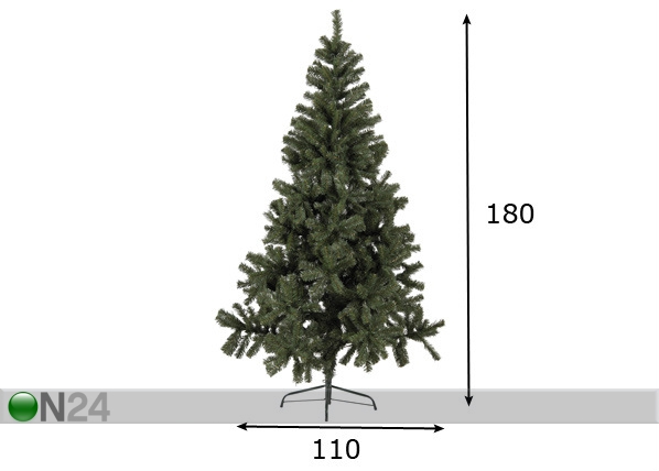Искусственная елка Quebec 180 см размеры