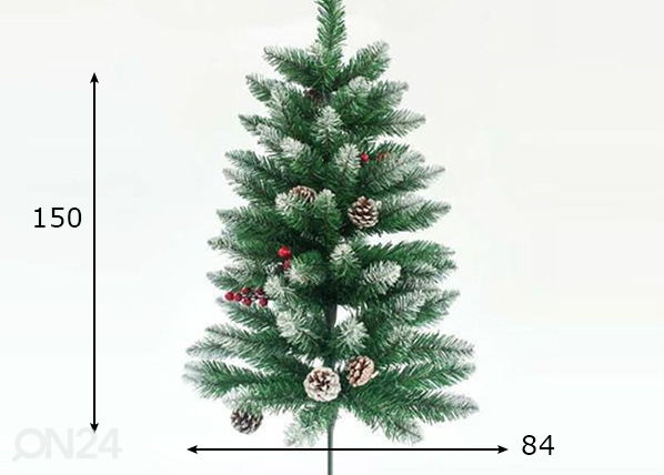 Искусственная елка Snowy Tree with Berry 150 см размеры