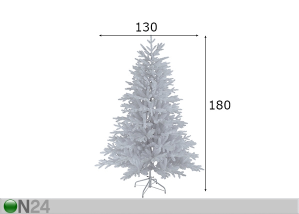 Искусственная елка Wasa 180 см белая размеры