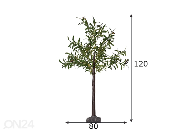Искусственное дерево Olivec 120 cm размеры
