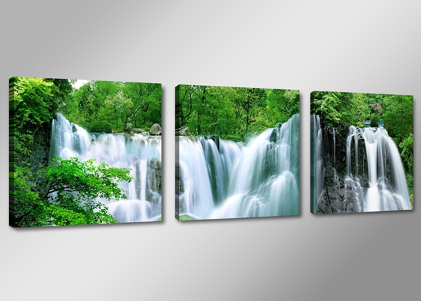 Картина из 3-частей Водопад