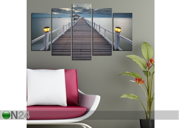 Картина из 5-частей Bridge 100x60 cm