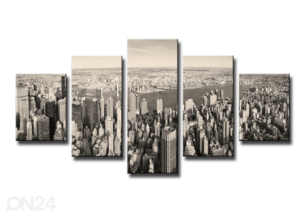 Картина из 5-частей New York 100x50 см