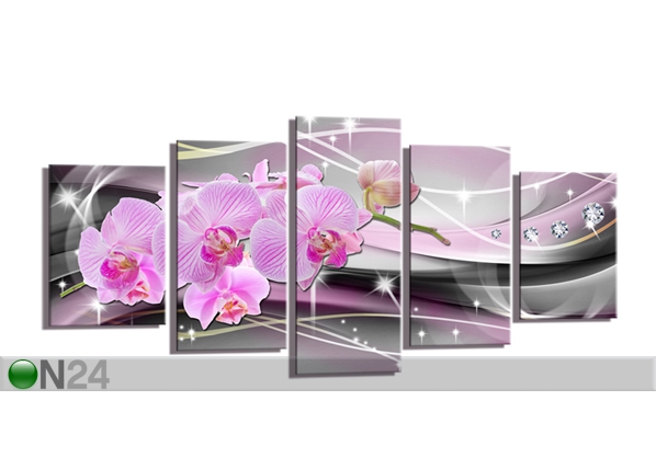 Картина из 5-частей Orchid
