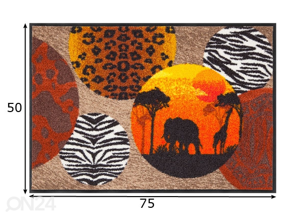 Ковер Aafrika 50x75 cm размеры