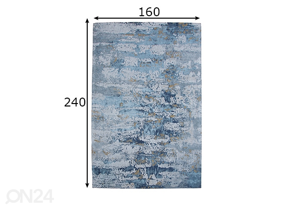 Ковер Abstract 160x240 cm размеры