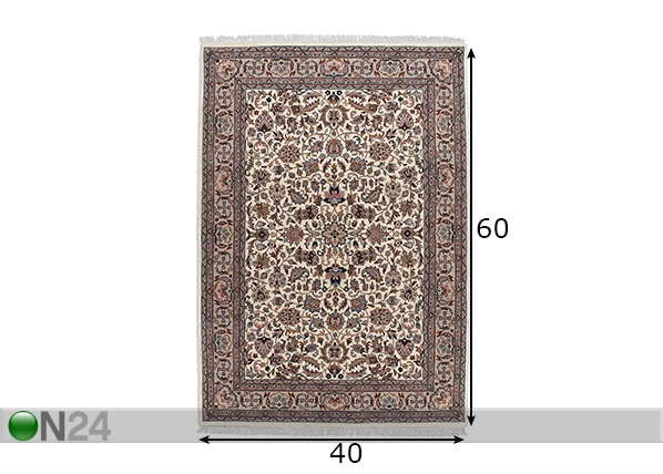 Ковер Benares Isfahan 40x60 см размеры