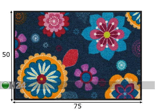 Ковер Bohemian Flowers 50x75 cm размеры