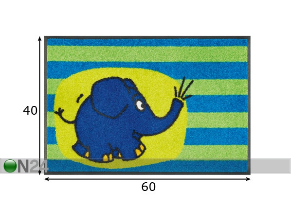 Ковер Der Elefant 40x60 cm размеры