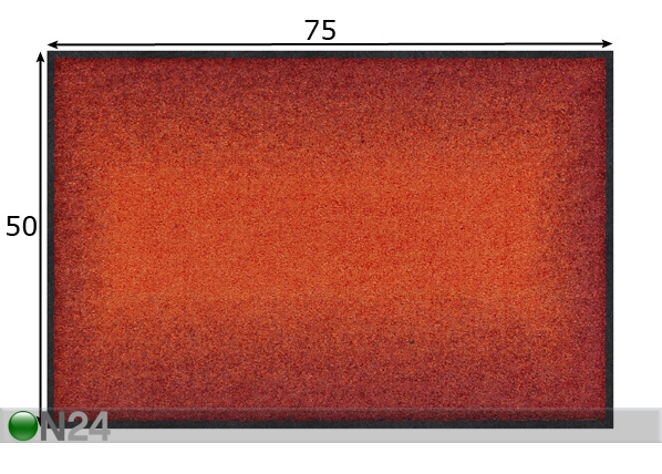 Ковер Gradient terra 50x75 см размеры