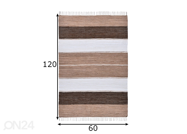 Ковер Happy Design Stripes 60x120 см размеры