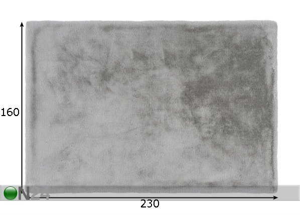 Ковер Heaven Silver 160x230 см размеры