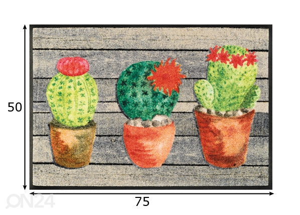 Ковер Jardin de Cactus 50x75 cm размеры