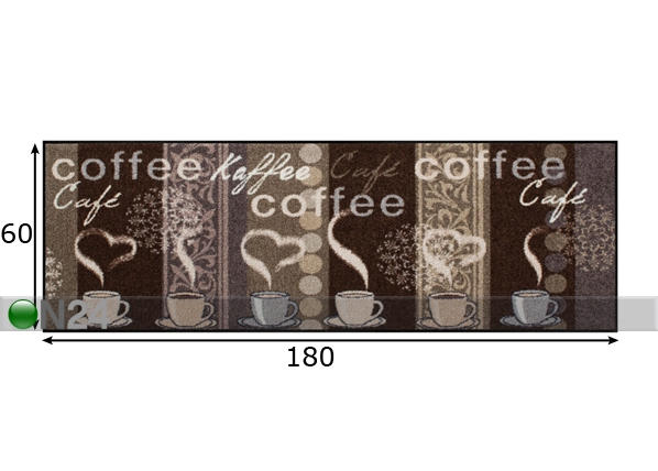 Ковер Kaffeehaus 60x180 cm размеры