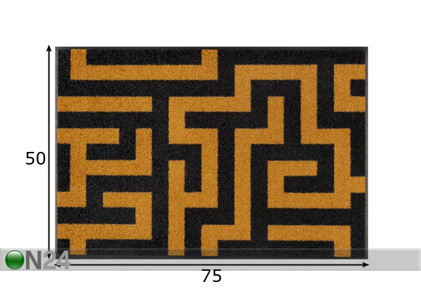 Ковер Labyrinth 50x75 cm размеры
