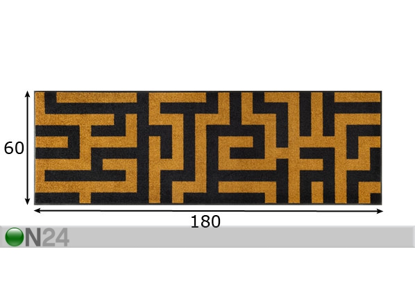Ковер Labyrinth 60x180 cm размеры