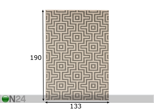 Ковер Maze 133x190 cm размеры
