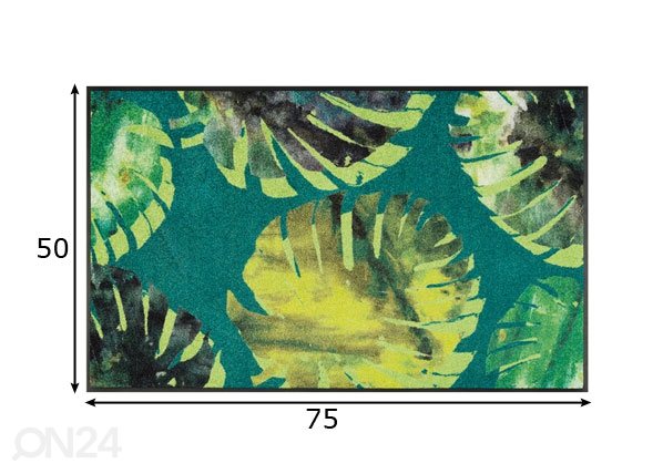 Ковер Philo Leaves 50x75 cm размеры