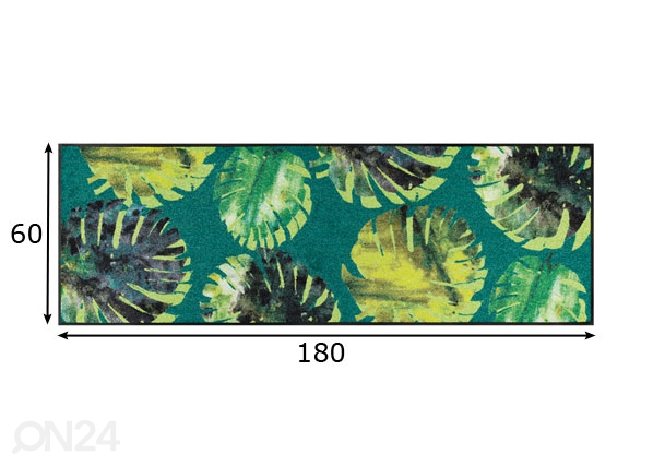 Ковер Philo Leaves 60x180 cm размеры