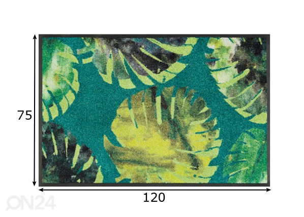 Ковер Philo Leaves 75x120 cm размеры
